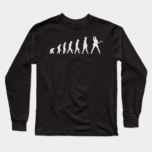 Guitar player evolution Long Sleeve T-Shirt by Shapwac12